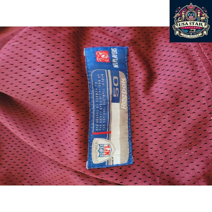 Washington Redskins Jersey - 100% Authentic - Red NFL 91 Kerrigan Reebok USA... - USASTARFASHION