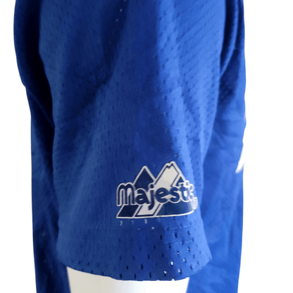 Westdale Warriors Baseball Jersey - Authentic Majestic Ice Man #14 in Medium, Breathable Mesh - USASTARFASHION