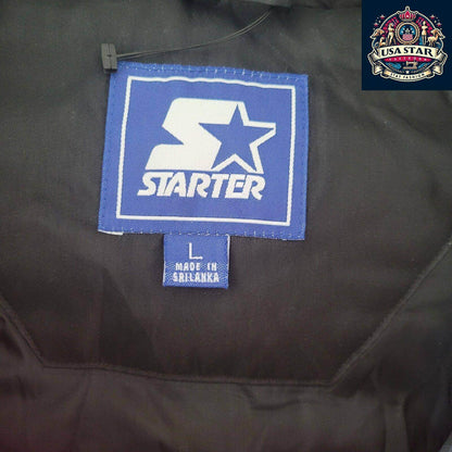 Wisconsin Badgers NHL Puffa Jacket Red Starter Vintage Adult L - USASTARFASHION
