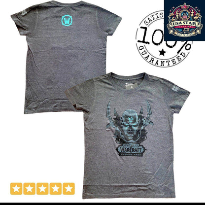 World of Warcraft Shadowlands T-Shirt Fanatics Medium Gaming Merchandise - USASTARFASHION