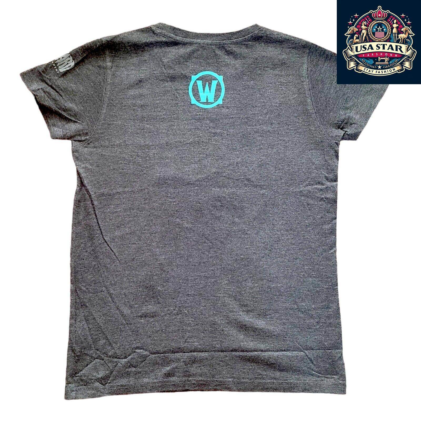World of Warcraft Shadowlands T-Shirt Fanatics Medium Gaming Merchandise - USASTARFASHION