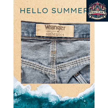 Wrangler Authentics W30 Denim Shorts for Men – Durable, Stylish, and Comfortable Everyday Wear - USASTARFASHION