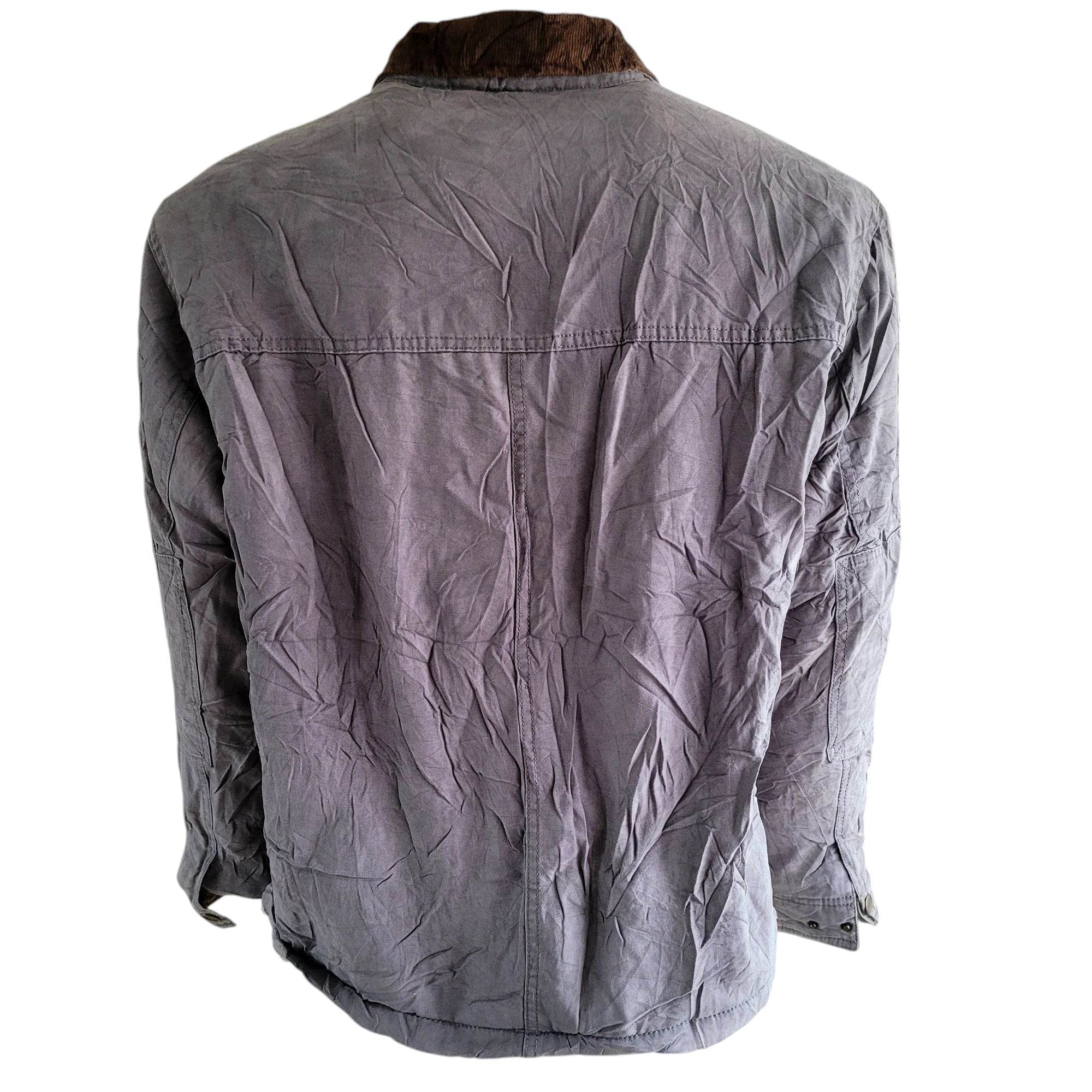 Wrangler Sherpa - Lined Canvas Barn Jacket XL – Corduroy Collar - USASTARFASHION