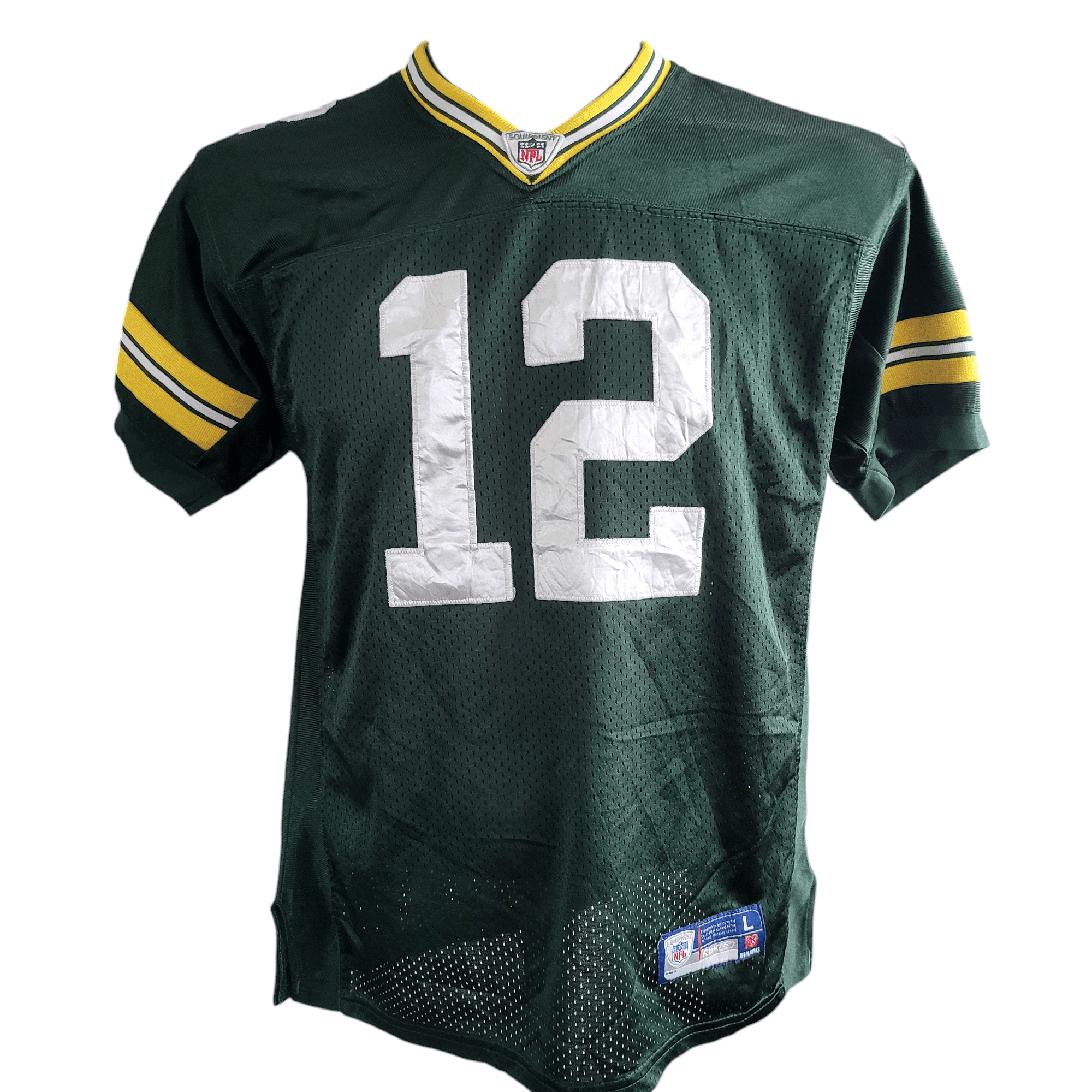 Youth S/M Green Bay Packers Jersey - Aaron Rodgers 12 Stitched Reebok NFL Team Apparel - USASTARFASHION