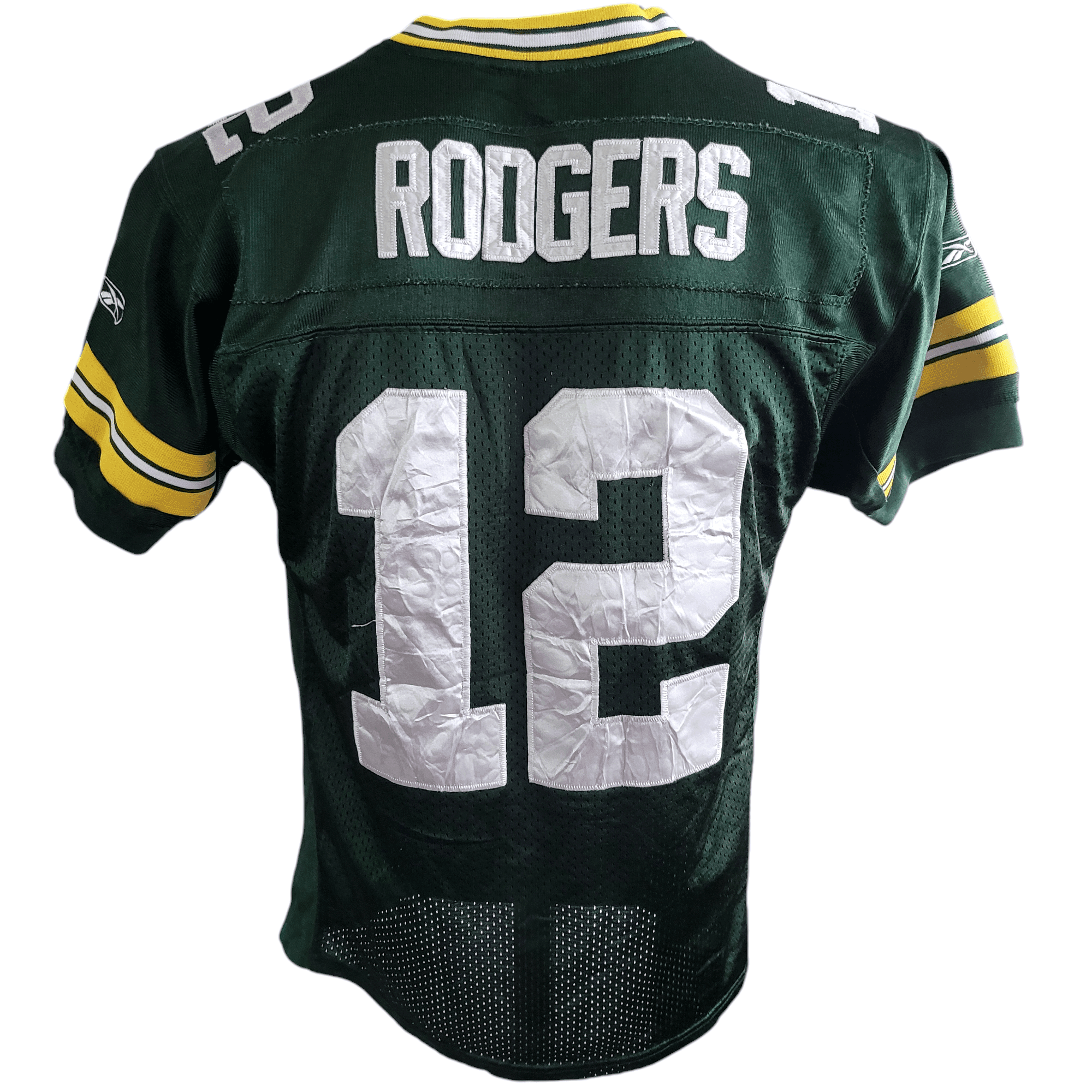 Youth S/M Green Bay Packers Jersey - Aaron Rodgers 12 Stitched Reebok NFL Team Apparel - USASTARFASHION