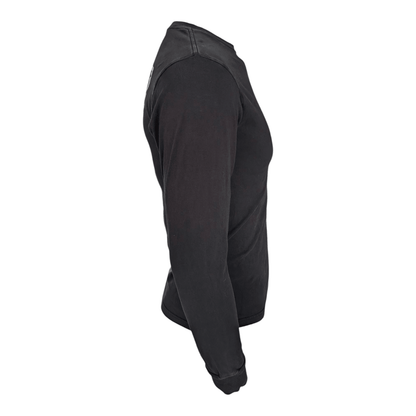 Vans Men’s Small Black Long Sleeve T-Shirt Classic Fit CA NY Logo 100% Cotton - USASTARFASHION