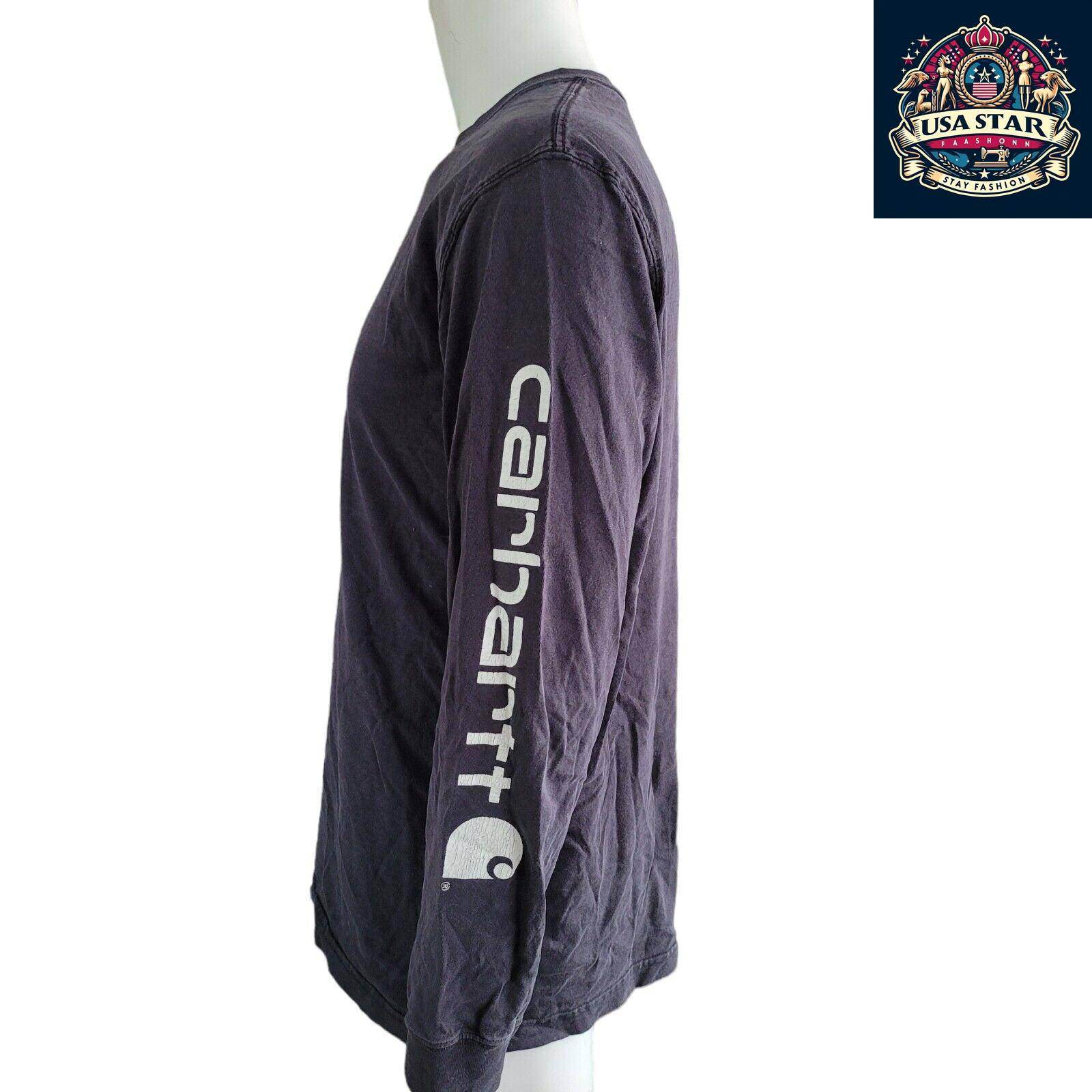 Vintage Carhartt Long Sleeve T-Shirt - Men's Large - Good Vintage Condition 🌟 - USASTARFASHION