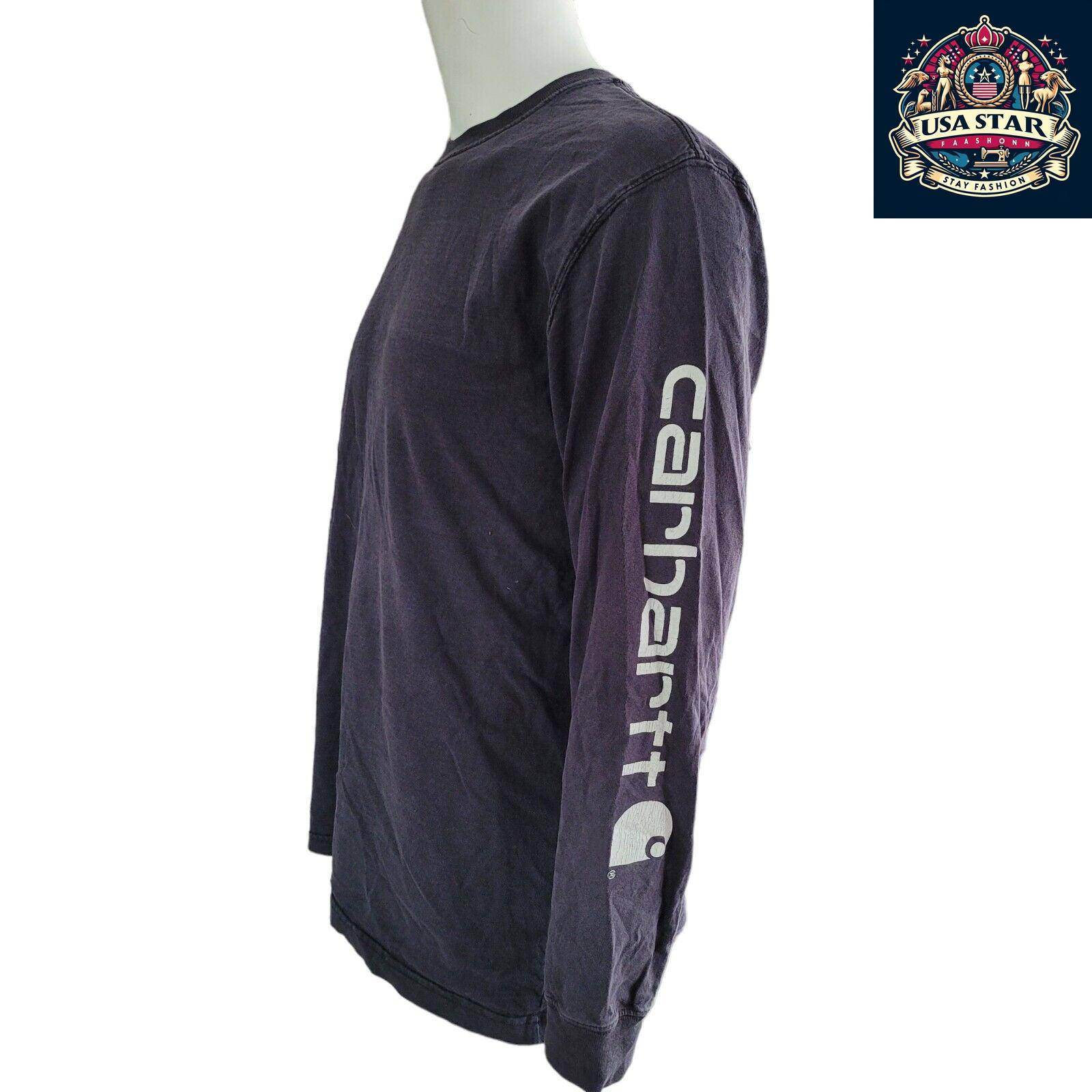 Vintage Carhartt Long Sleeve T-Shirt - Men's Large - Good Vintage Condition 🌟 - USASTARFASHION