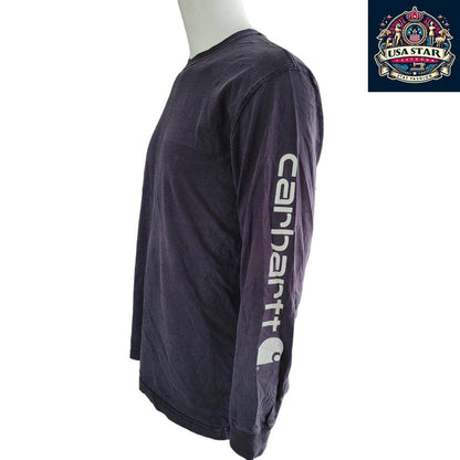 Vintage Carhartt Long Sleeve T-Shirt - Men's Large - Good Vintage Condition 🌟 - USASTARFASHION
