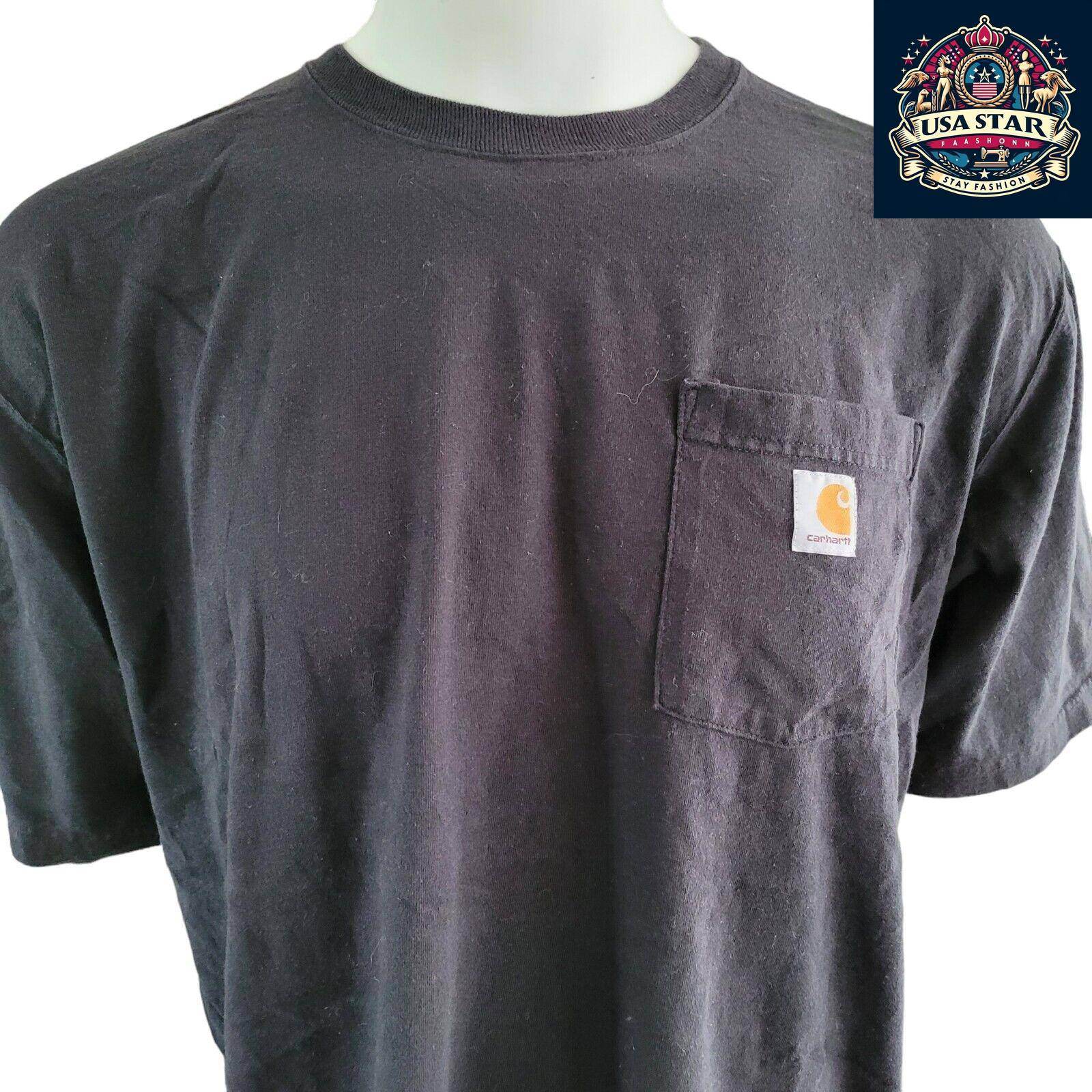 Vintage CARHATT Ace Aero Black T-Shirt | Size XL | Original Fit Tee - USASTARFASHION