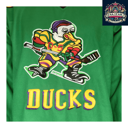 Vintage CCM Ducks Hockey Jersey Men's XL, Classic Ducks Design, Premium Quality Fabric - USASTARFASHION