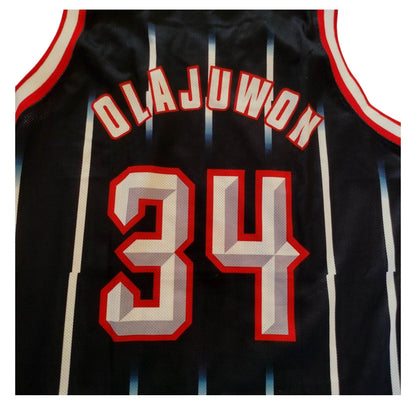 Vintage Champion Houston Rockets Olajuwon 34 Jersey – L - USASTARFASHION