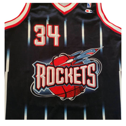 Vintage Champion Houston Rockets Olajuwon 34 Jersey – L - USASTARFASHION