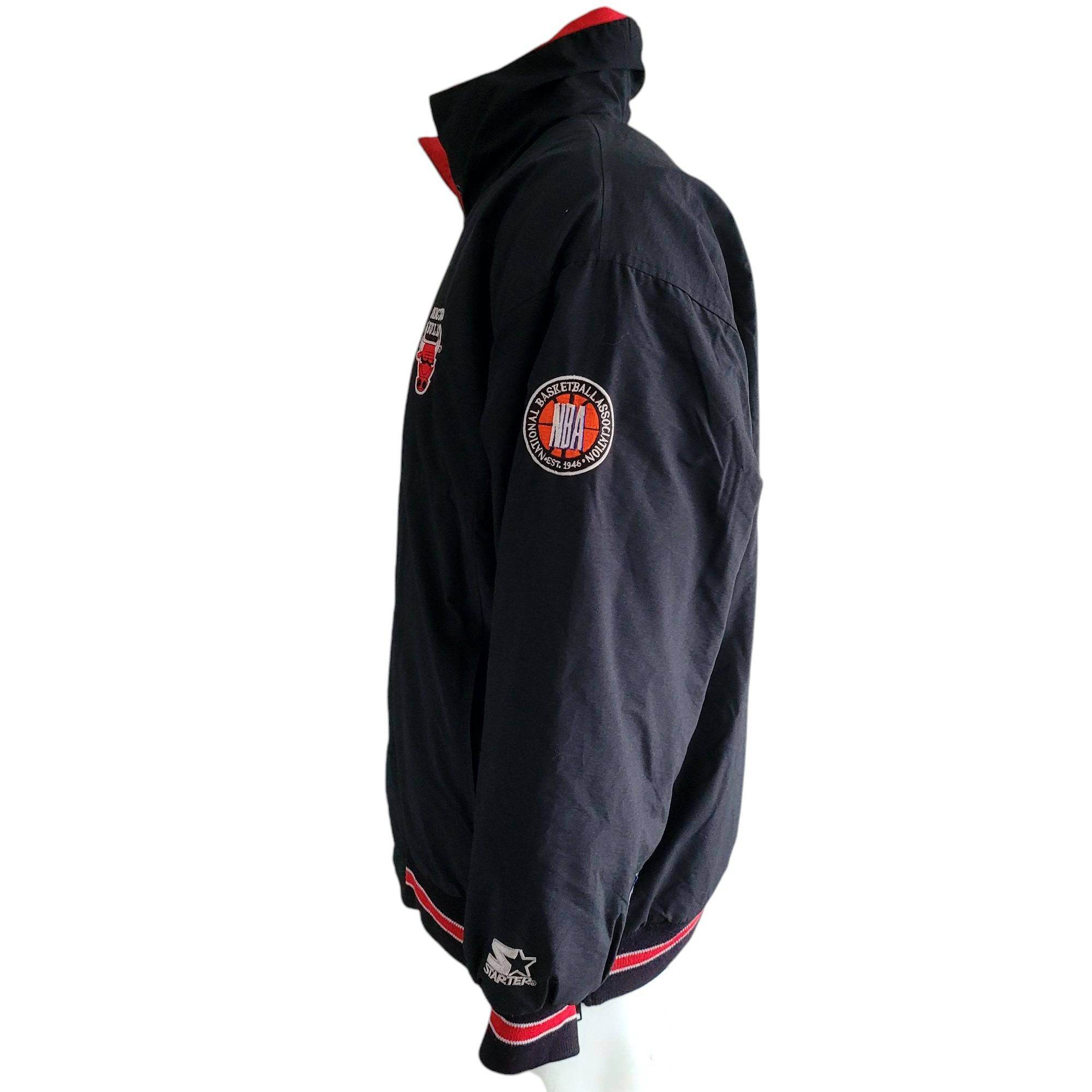 Vintage Chicago Bulls Starter Jacket - Size L - USASTARFASHION
