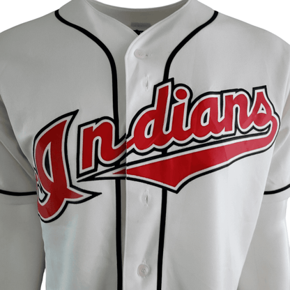 Vintage Cleveland Indians Schultz 02 Jersey - Authentic Made in USA - Size M - Excellent Condition - USASTARFASHION
