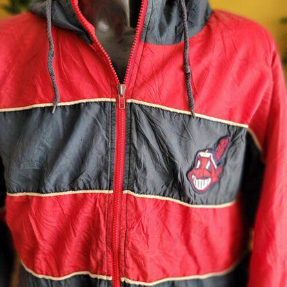 Proplayer Vintage MBL Pro Lines cleveland indians Rare Jacket Mens - USASTARFASHION