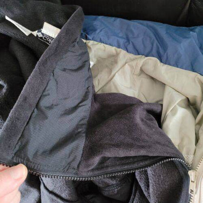 Vintage COLUMBIA Men Waterproof 2in1 Fleece Jacket Coat Sz L - USASTARFASHION