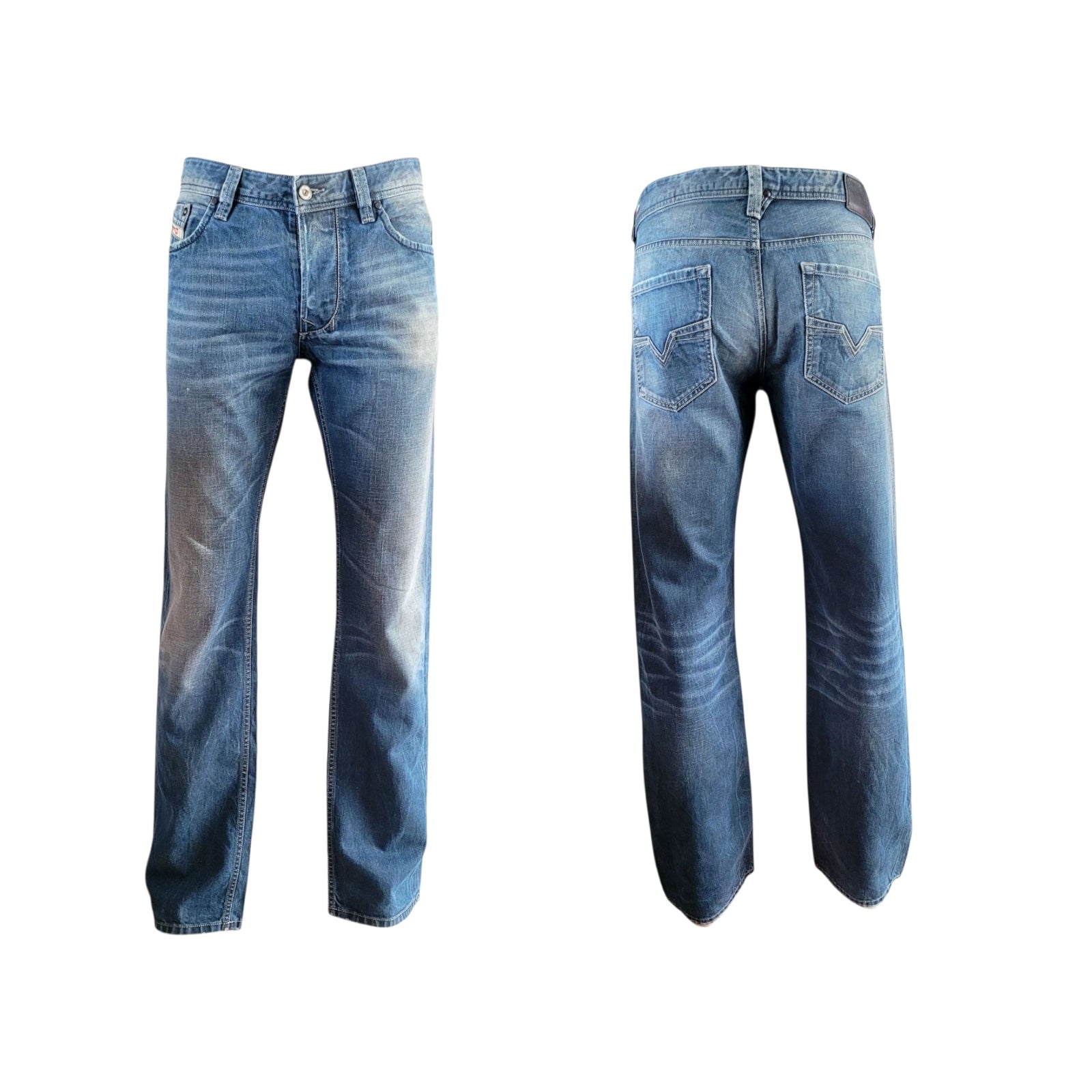 Vintage Diesel Larkee W33 L32 Jeans – Wash 008ZT – Made in Italy - USASTARFASHION
