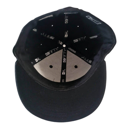 Vintage Era Cooperstown Collection Black Fitted Cap 7 1/4 (57.7 cm) - USASTARFASHION