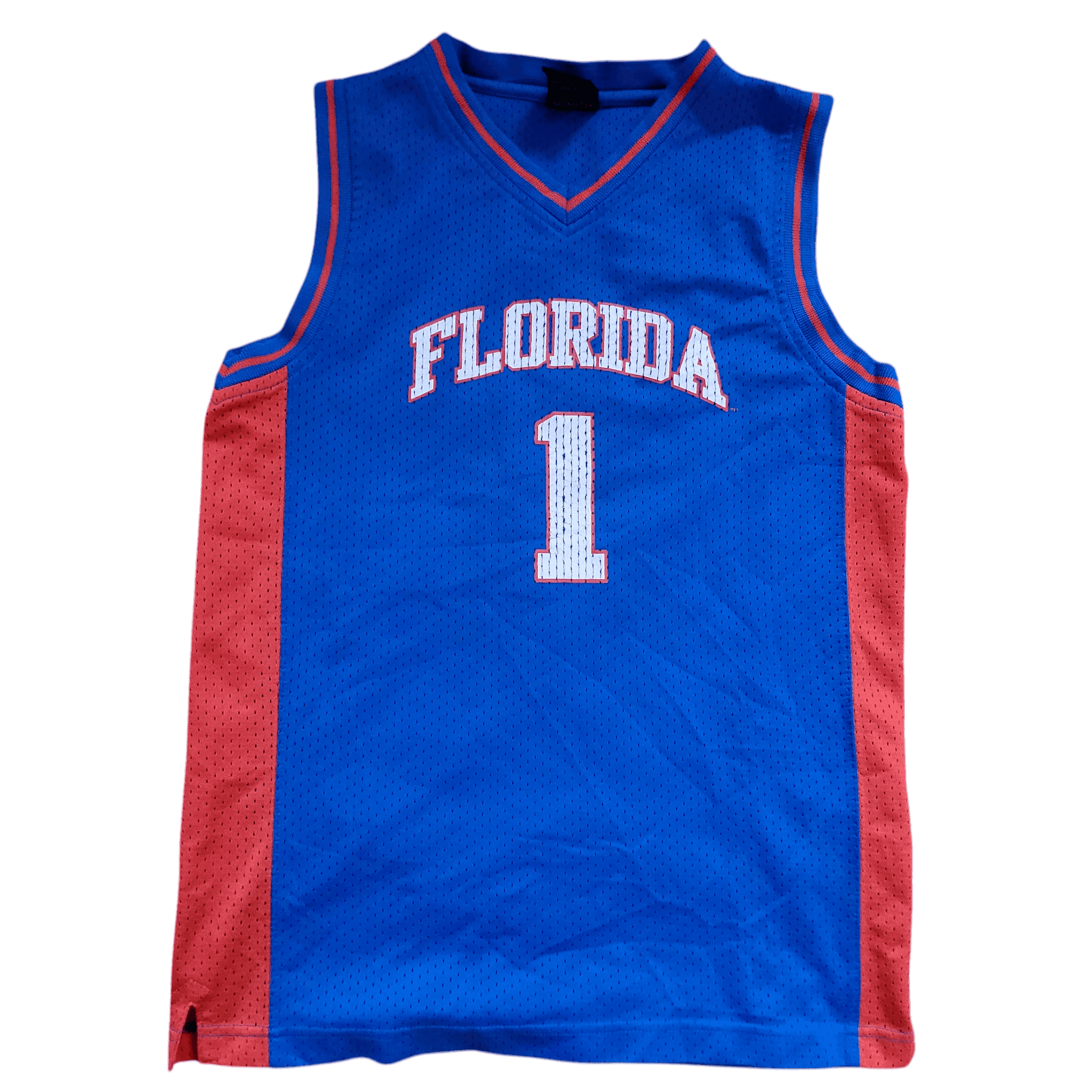 Vintage Florida Gators 1 Youth Jersey - Lightweight Sleeveless Design, Size 16/18 - USASTARFASHION