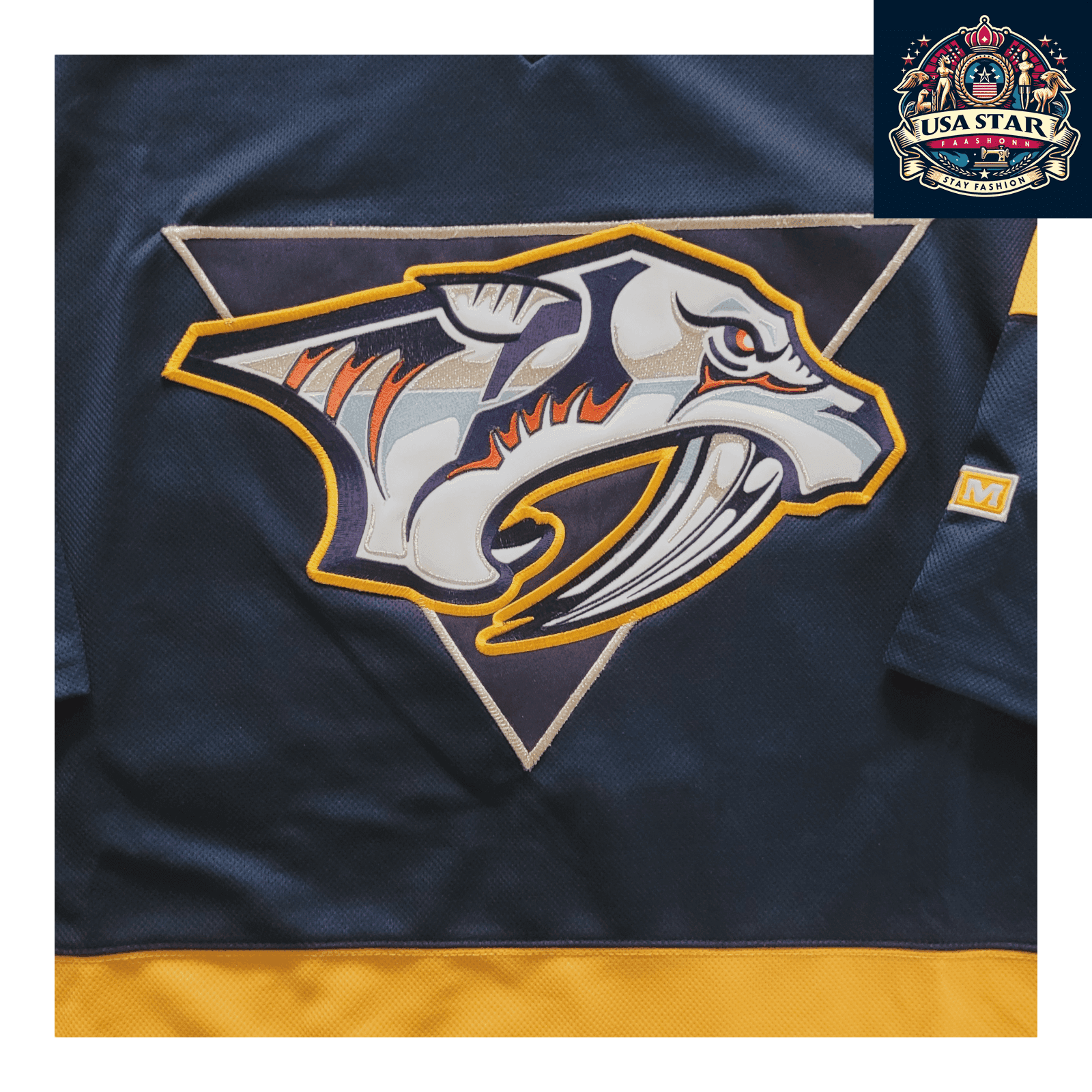 Vintage Kimmo Timonen 44 Nashville Predators CCM Jersey Adult M NHL Authentic - USASTARFASHION