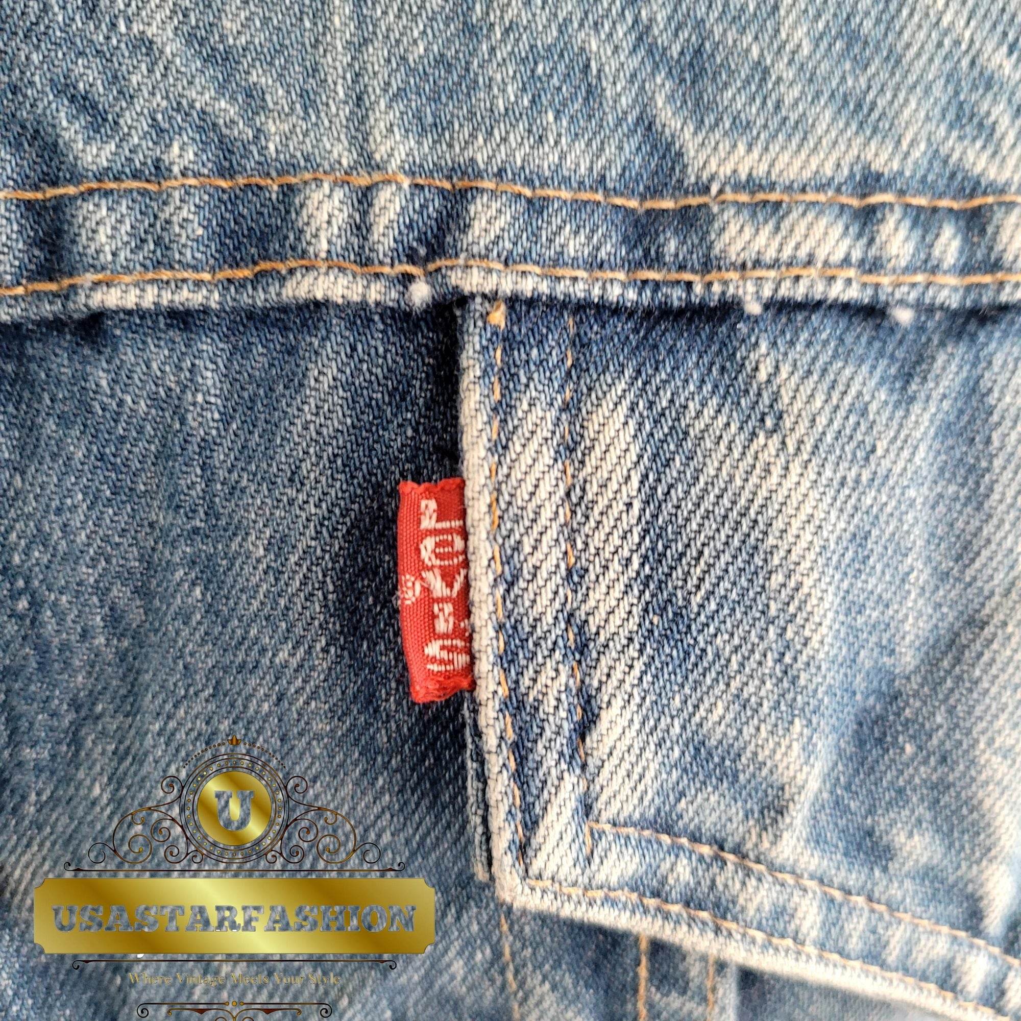 Vintage Levi’s 70605 Sherpa Trucker Jacket – Size 44 - USASTARFASHION