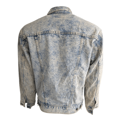 Vintage Levi’s Denim Jacket Acid Wash Made in USA 80s 90s Blue Jean XL - USASTARFASHION