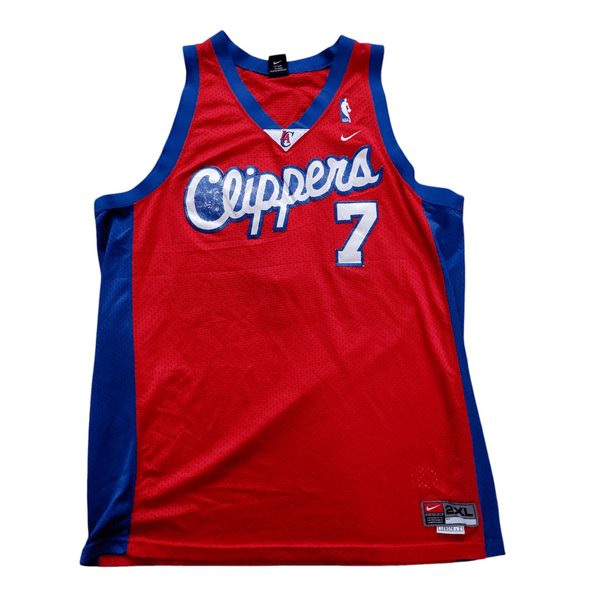 Vintage Los Angeles Clippers Lamar Odom 7 Jersey - Nike Team, XXL Size, Great Condition - USASTARFASHION