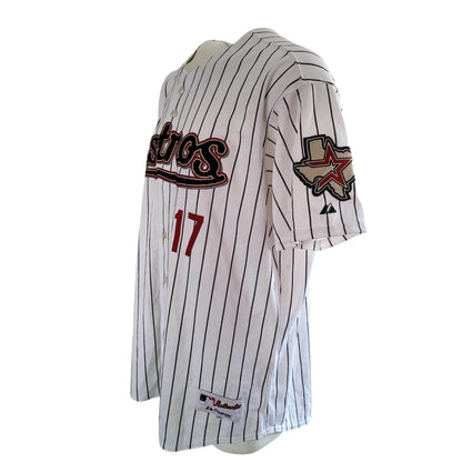 Vintage Majestic Houston Astros Lance Berkman 17 Jersey –Sz 54(XL) - USASTARFASHION