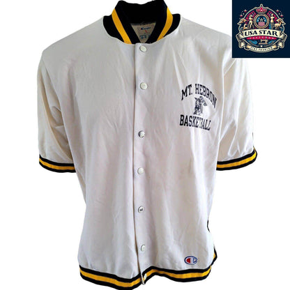 Vintage Mt. Hebron Basketball Champion BLAKEVarsity Top - Men's L - USASTARFASHION