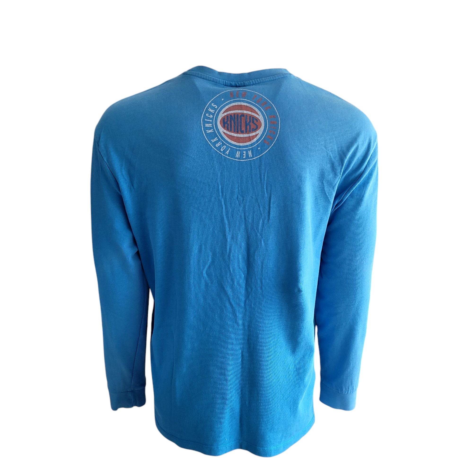 Vintage New York Knicks Long Sleeve Shirt – XL, 100% Cotton - USASTARFASHION