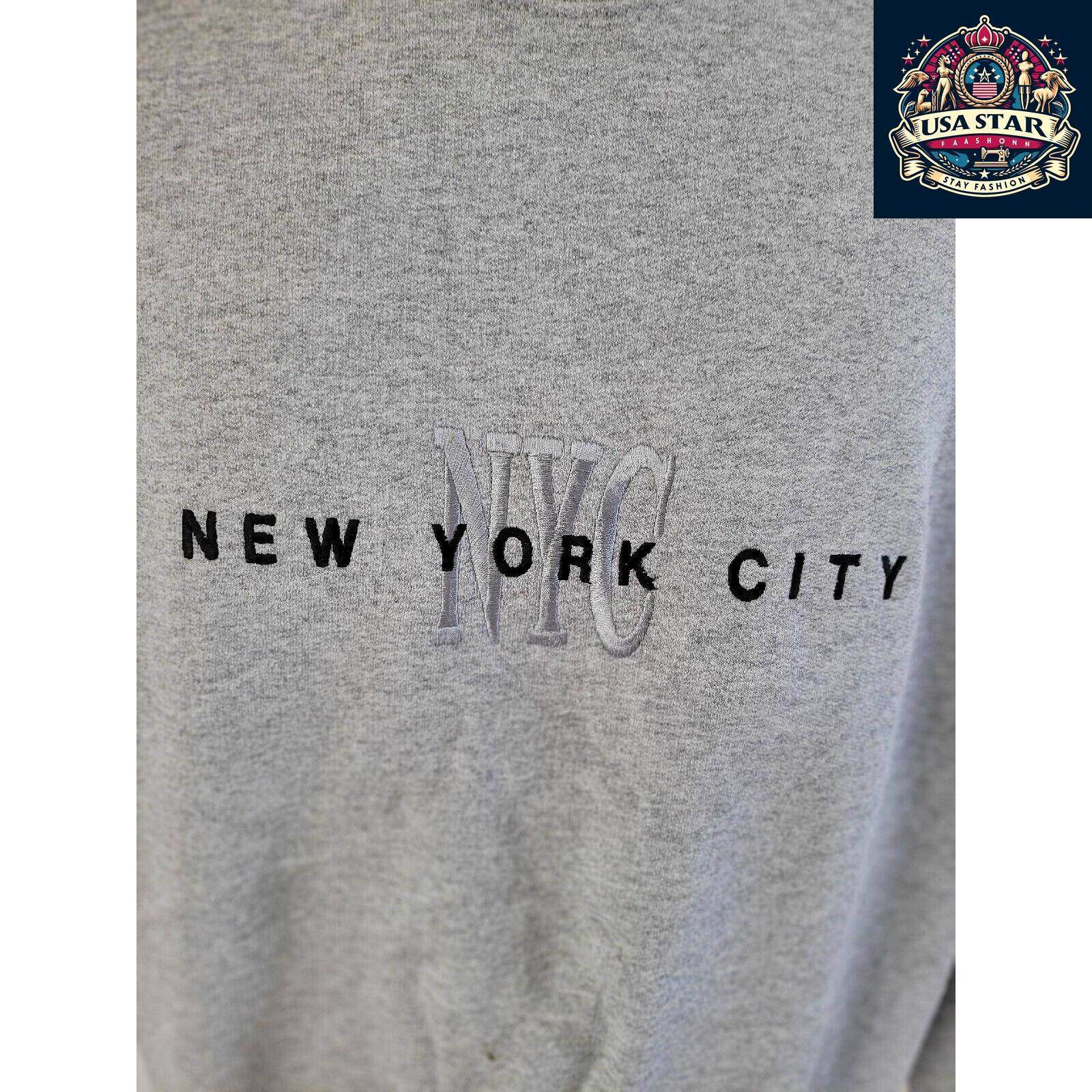Vintage New York Sweatshirt XL - Classic Design, Superior Comfort, Unisex, Timeless Style - USASTARFASHION