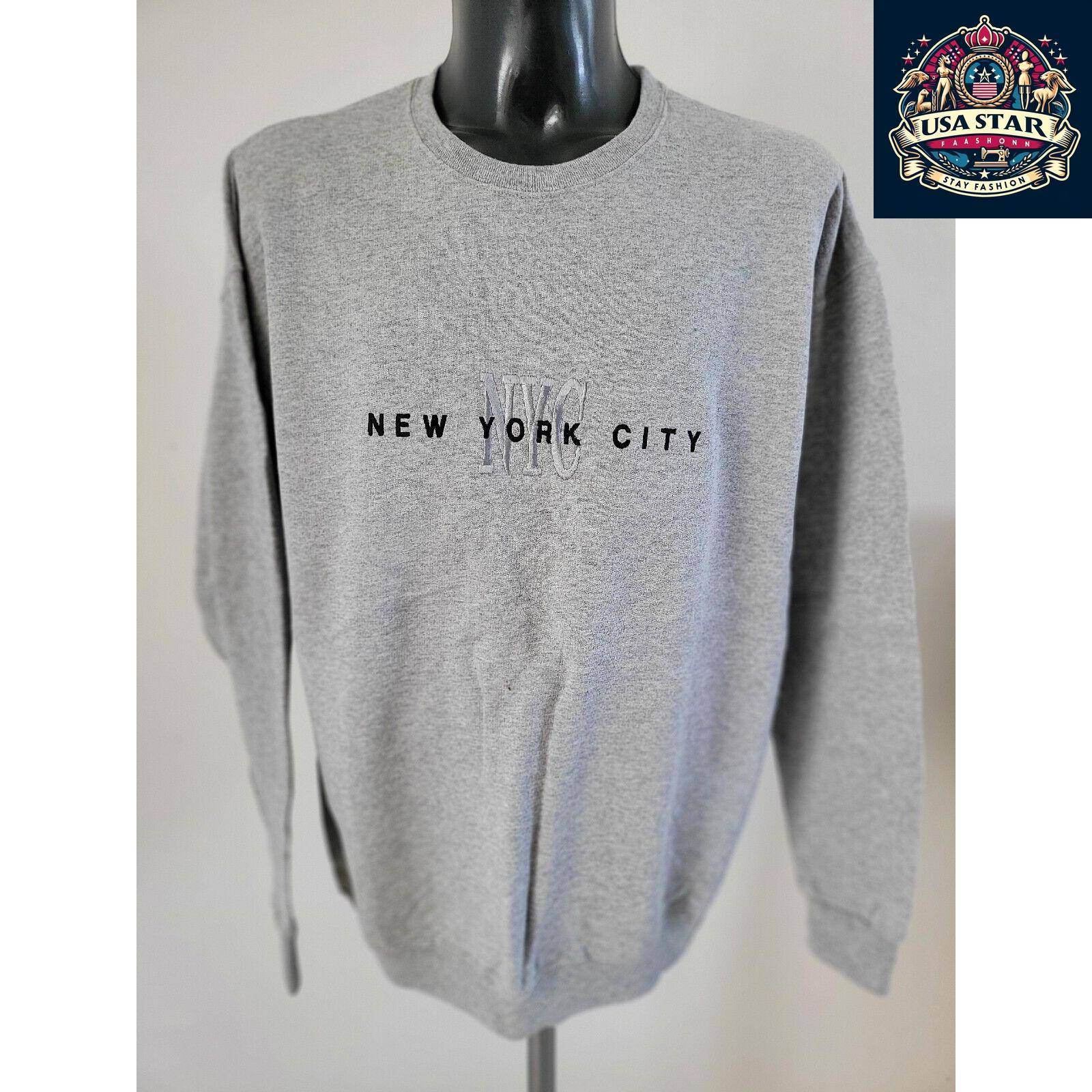 Vintage New York Sweatshirt XL - Classic Design, Superior Comfort, Unisex, Timeless Style - USASTARFASHION