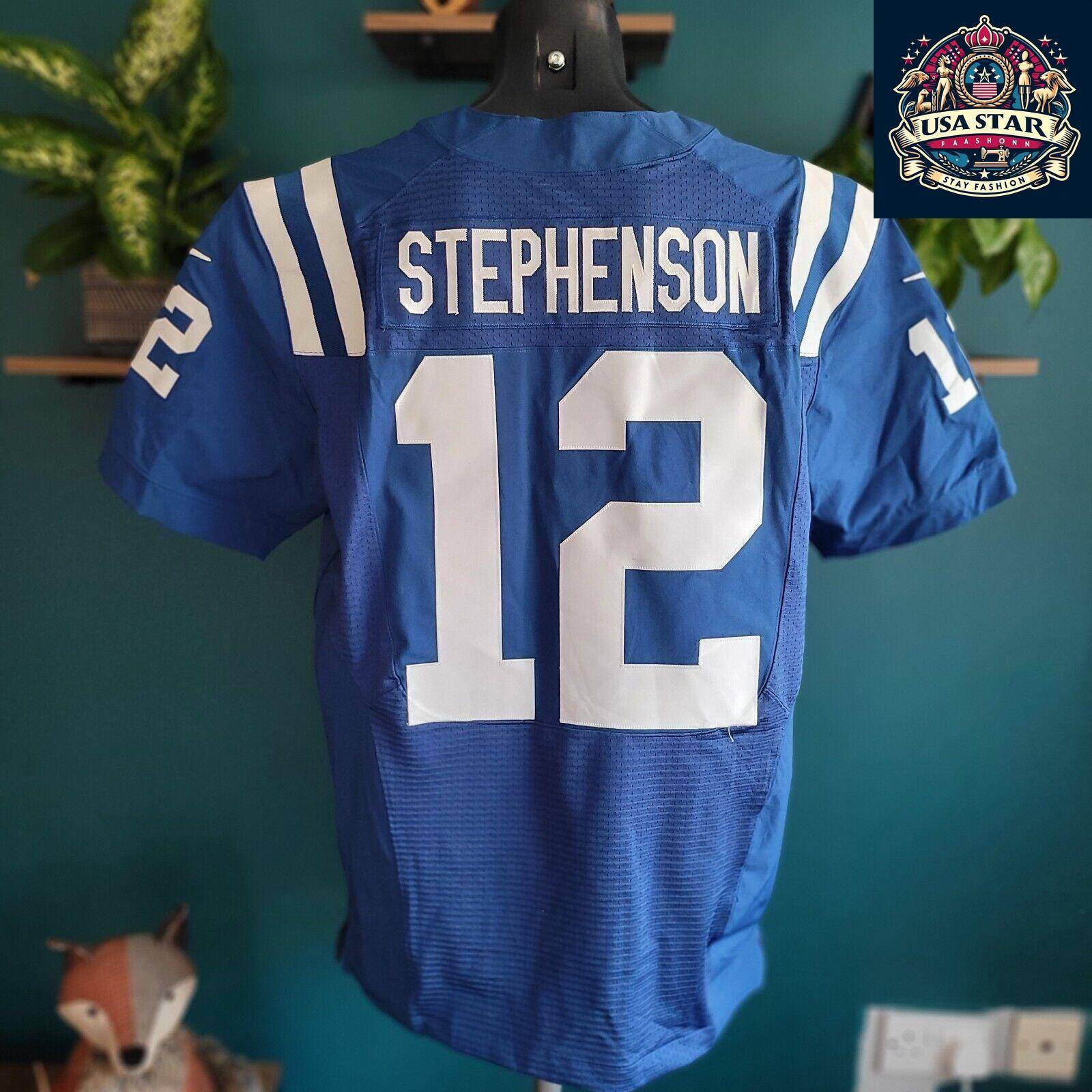 Vintage NFL Jersey - NIKE Stephenson 12 Jersey Size 44, Classic Design, Comfortable Fit - USASTARFASHION