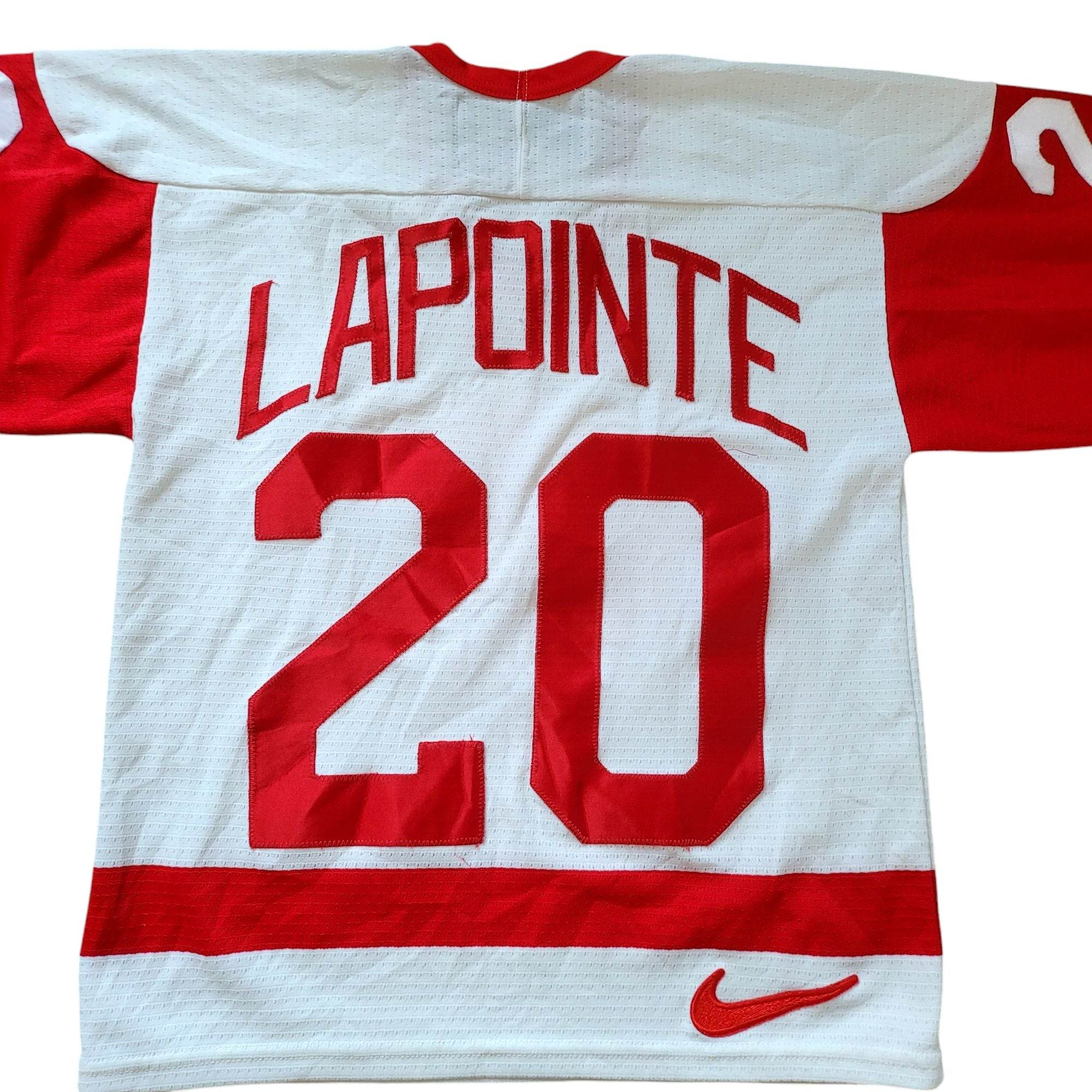 Vintage Nike Detroit Red Wings Martin Lapointe 20 Youth XL (18 - 20) Jersey – NHL - USASTARFASHION