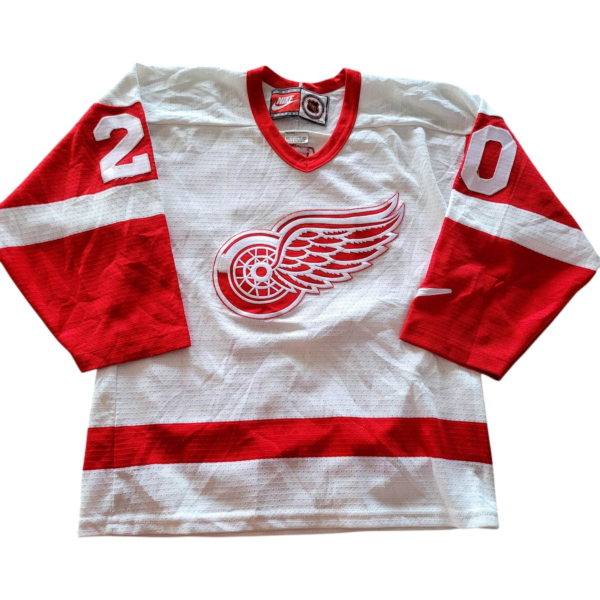 Vintage Nike Detroit Red Wings Martin Lapointe 20 Youth XL (18 - 20) Jersey – NHL - USASTARFASHION
