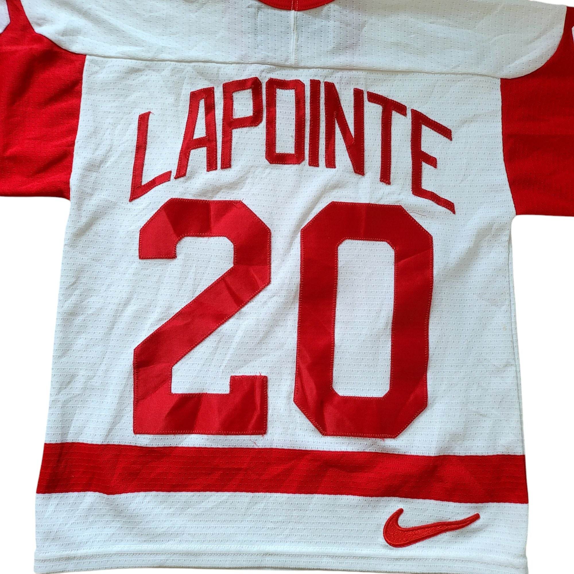 Vintage Nike Detroit Red Wings Martin Lapointe 20 Youth XL (18 - 20) Jersey – NHL - USASTARFASHION