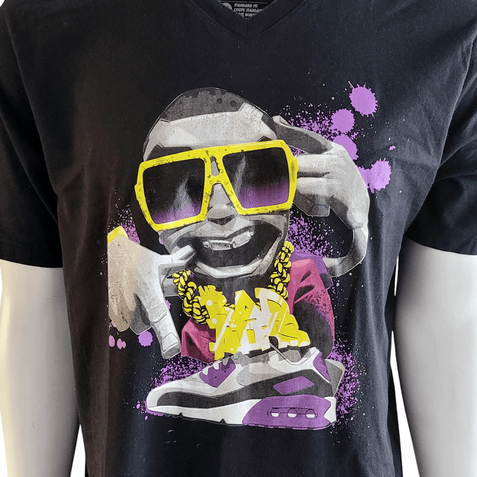 Vintage Nike Sportswear Graphic T-Shirt - Black - Size XL - USASTARFASHION