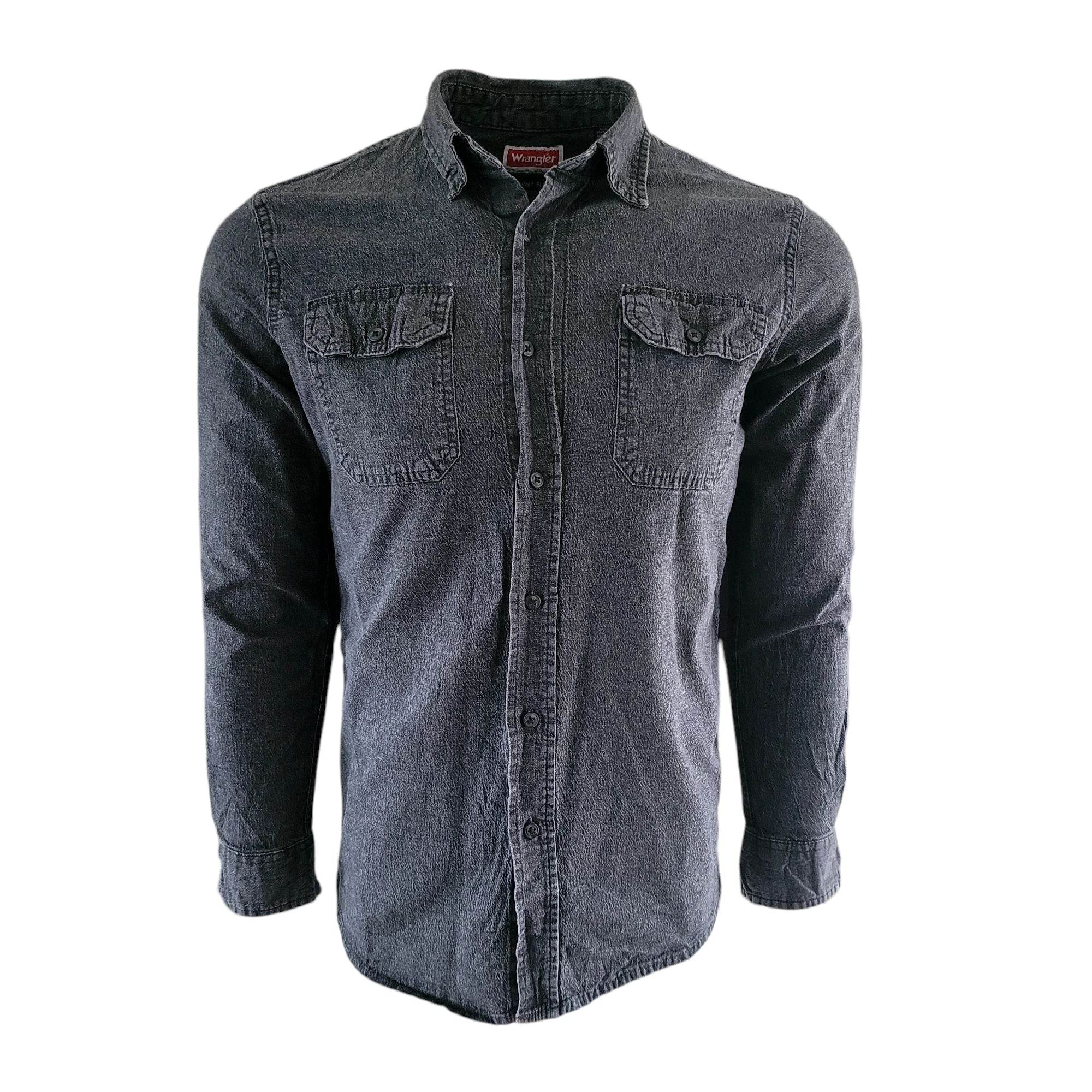 Vintage Wrangler Comfort Flex Shirt – Premium Quality, Size S - USASTARFASHION