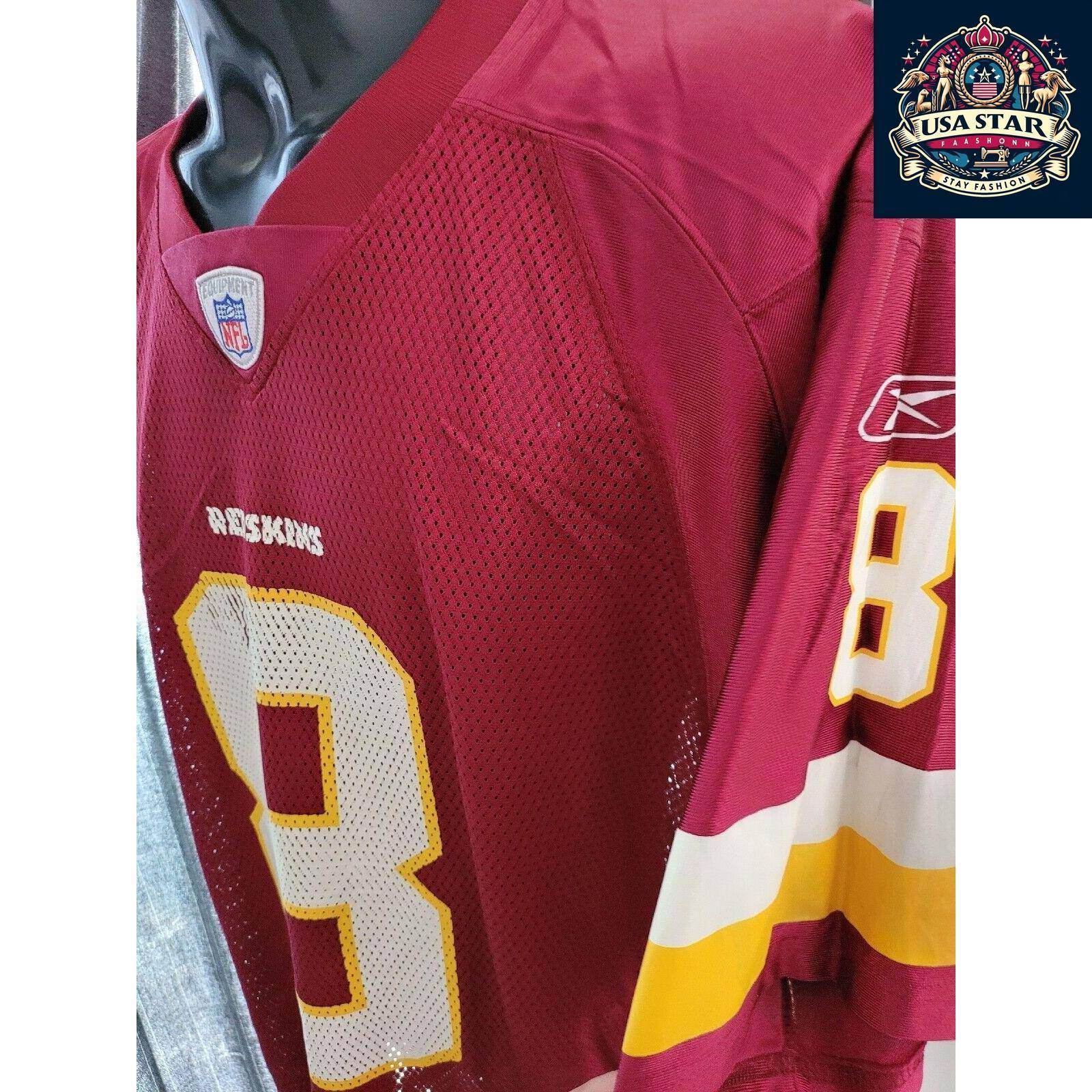Washington Commanders Jersey Brunell 8 by Reebok, Size L, Vintage Style, Grade A Condition - USASTARFASHION