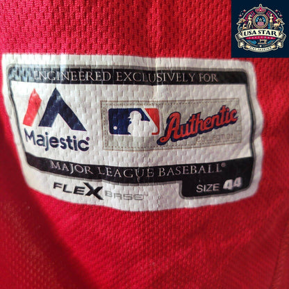 Washington Nationals Baseball Jersey by Majestic STRASBURG  37 Majestic sz 44 - USASTARFASHION