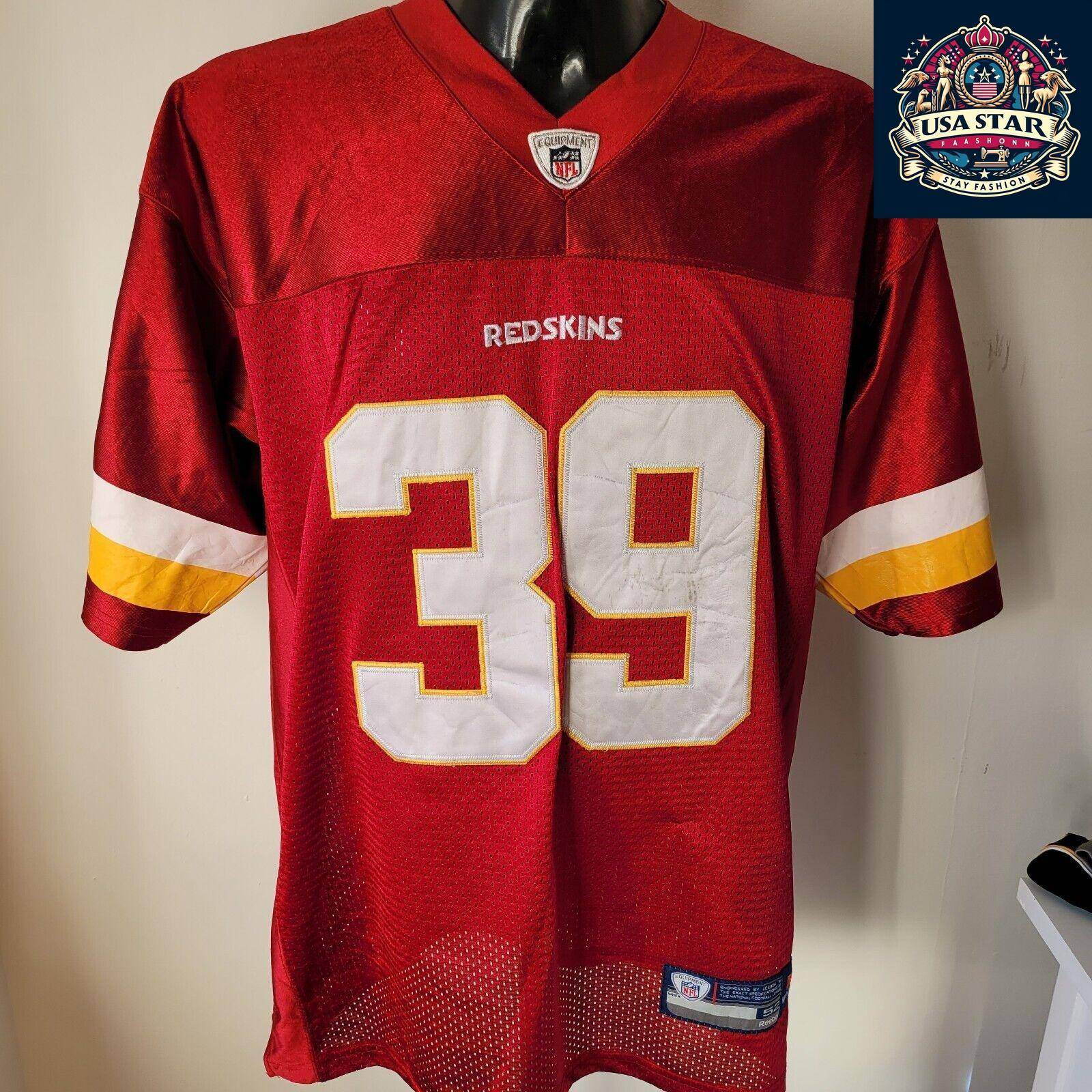 Washington Redskins Jersey Parker 39 by Reebok, Size 52, Comfortable Fit, Authentic Design - USASTARFASHION