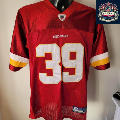 Washington Redskins Jersey Parker 39 by Reebok, Size 52, Comfortable Fit, Authentic Design - USASTARFASHION