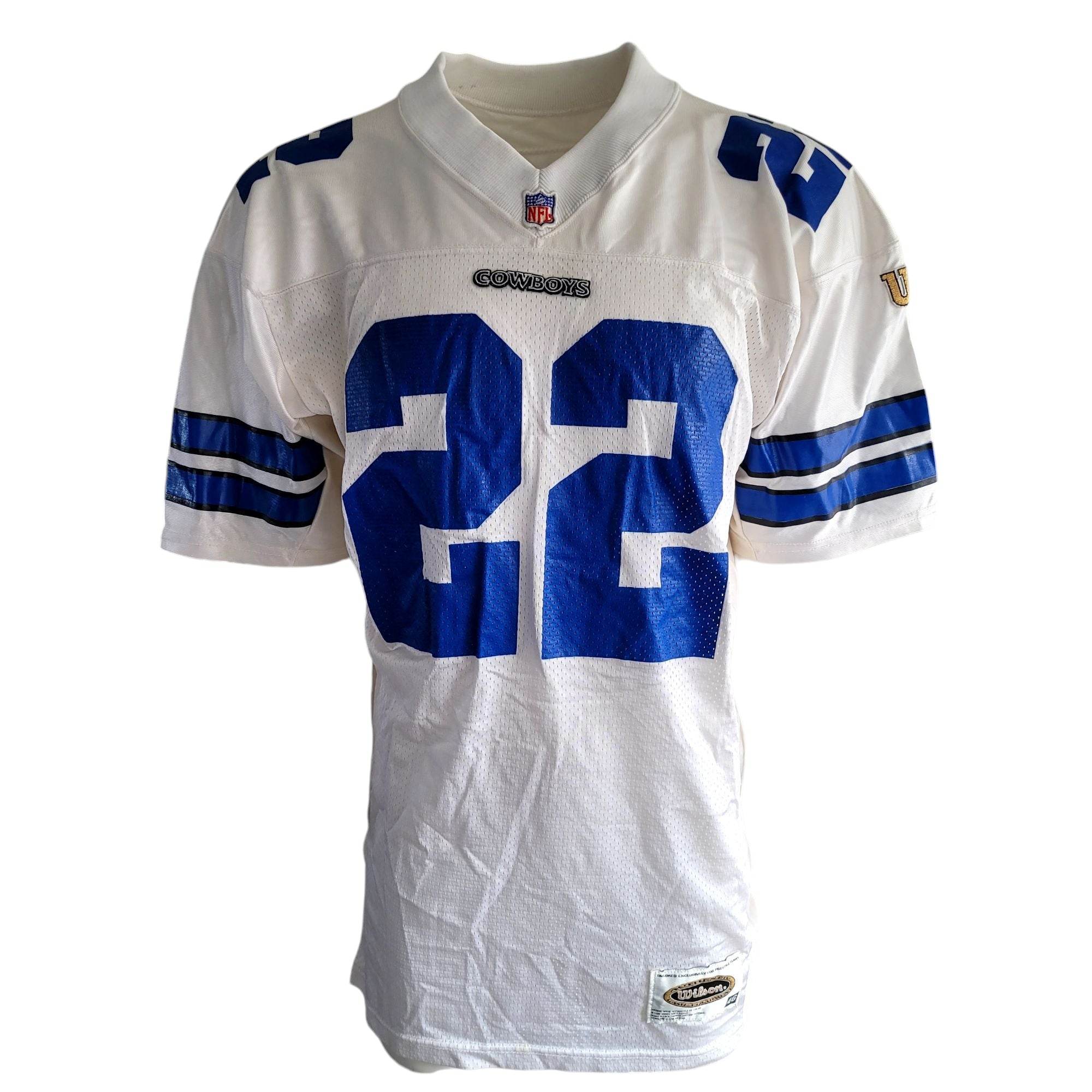 Wilson Authentic Dallas Cowboys Emmitt Smith 22 Jersey – Size 46 – Made in USA - USASTARFASHION