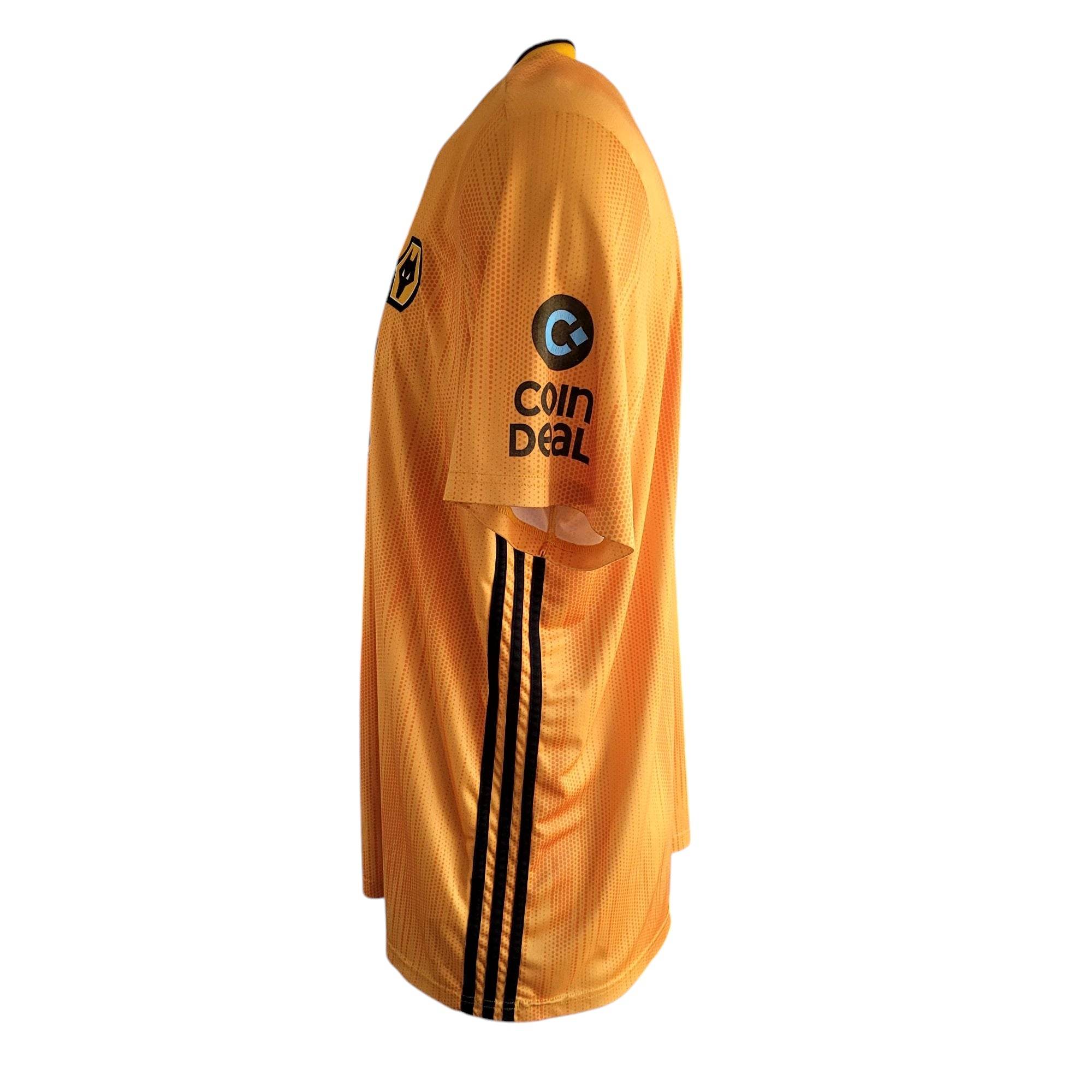 Wolverhampton Wanderers Adidas 2019/20 Home Shirt - Size 2XL - USASTARFASHION
