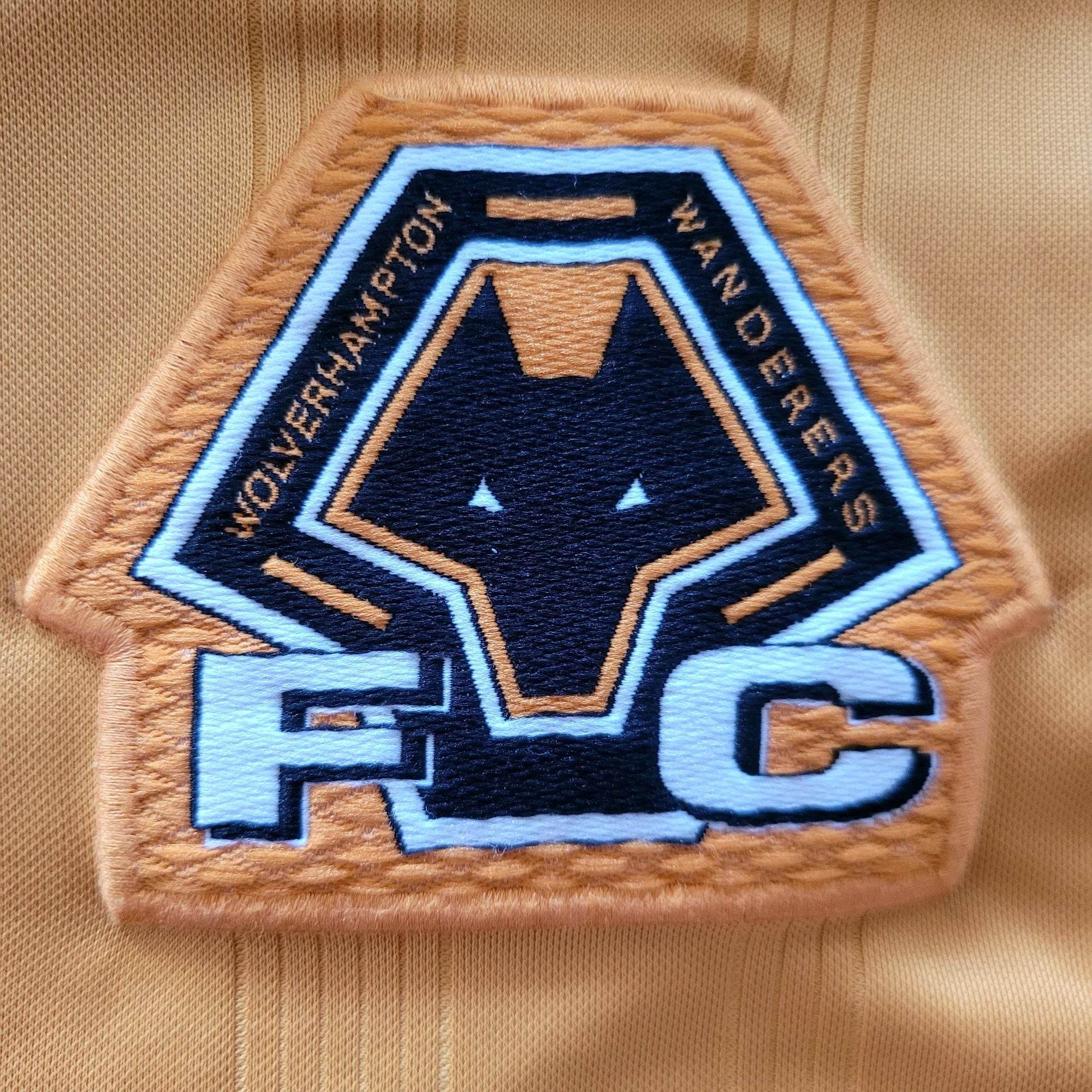 Wolverhampton Wanderers FC Puma 1998 - 2000 Home Shirt - Size M - USASTARFASHION