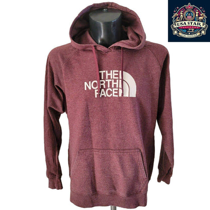 Women's North Face Cherry Hoodie XL - Cozy Cotton Pullover with Relaxed Fit and Fleece Lining - USASTARFASHION