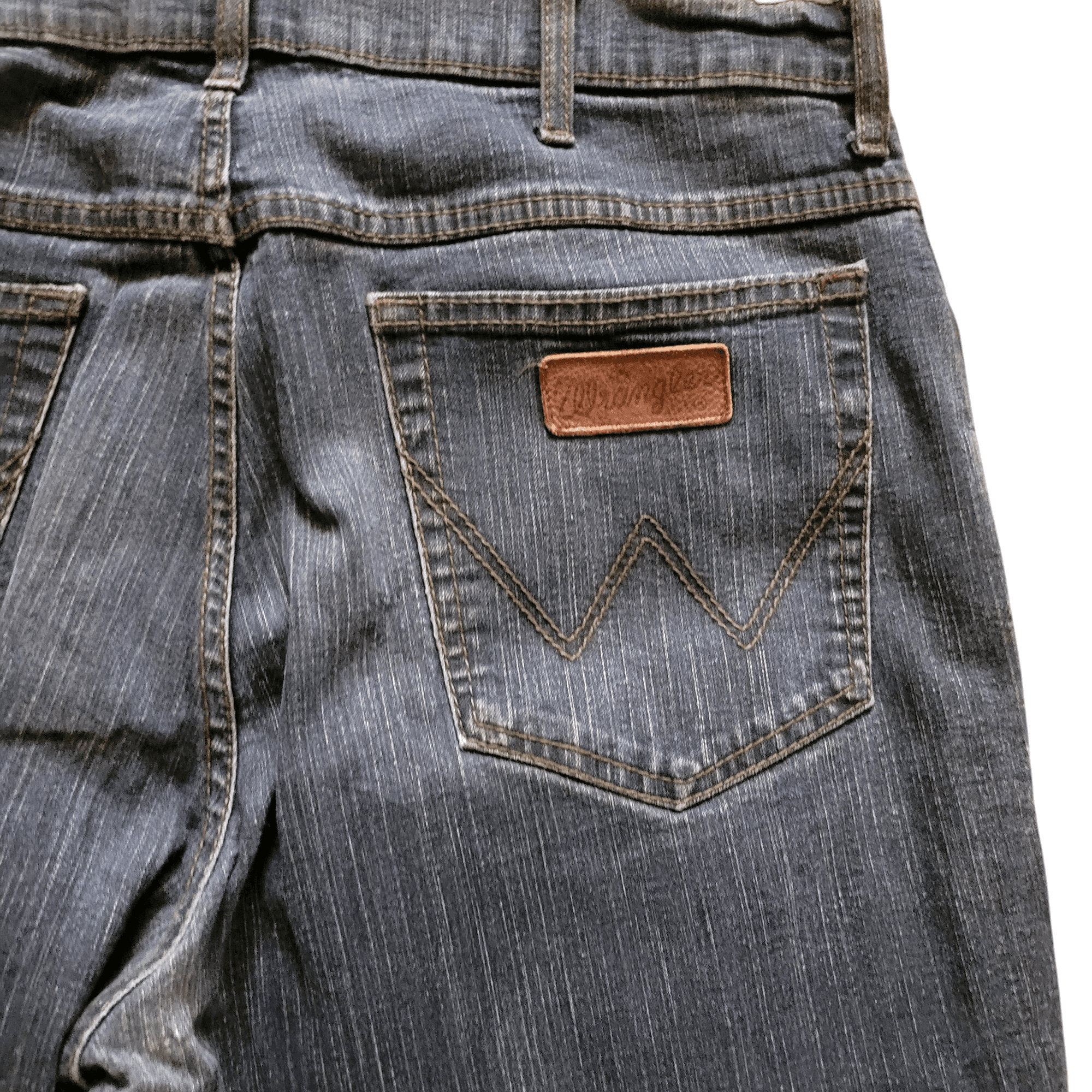 Wrangler Men's Jeans Texas Stretch Straight - Leg, Blue, Size W36 L30, Comfortable Cotton Blend - USASTARFASHION