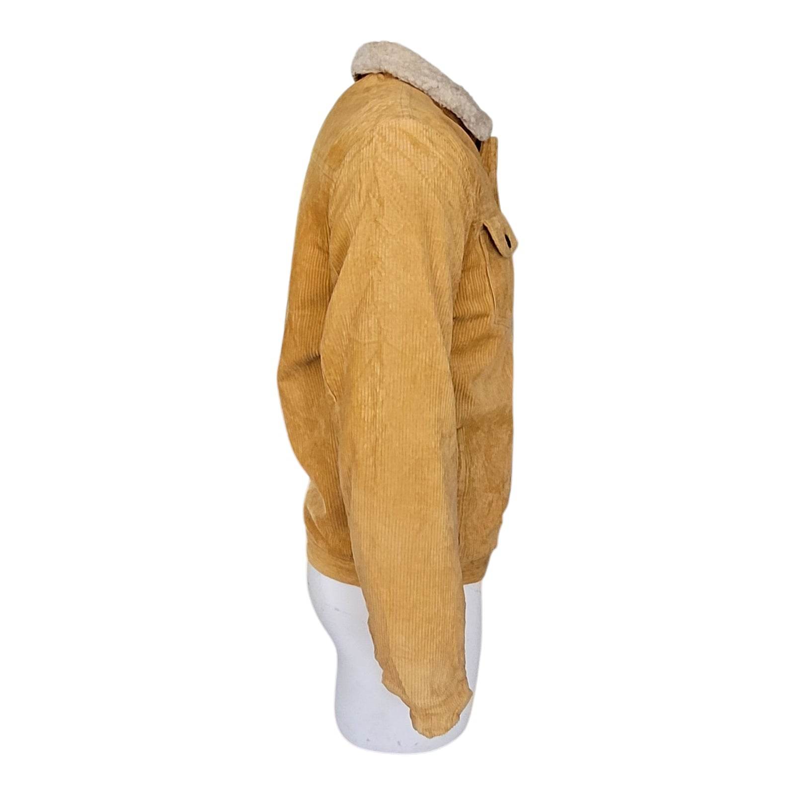 Wrangler Sherpa - Lined Corduroy Jacket – Size M - USASTARFASHION