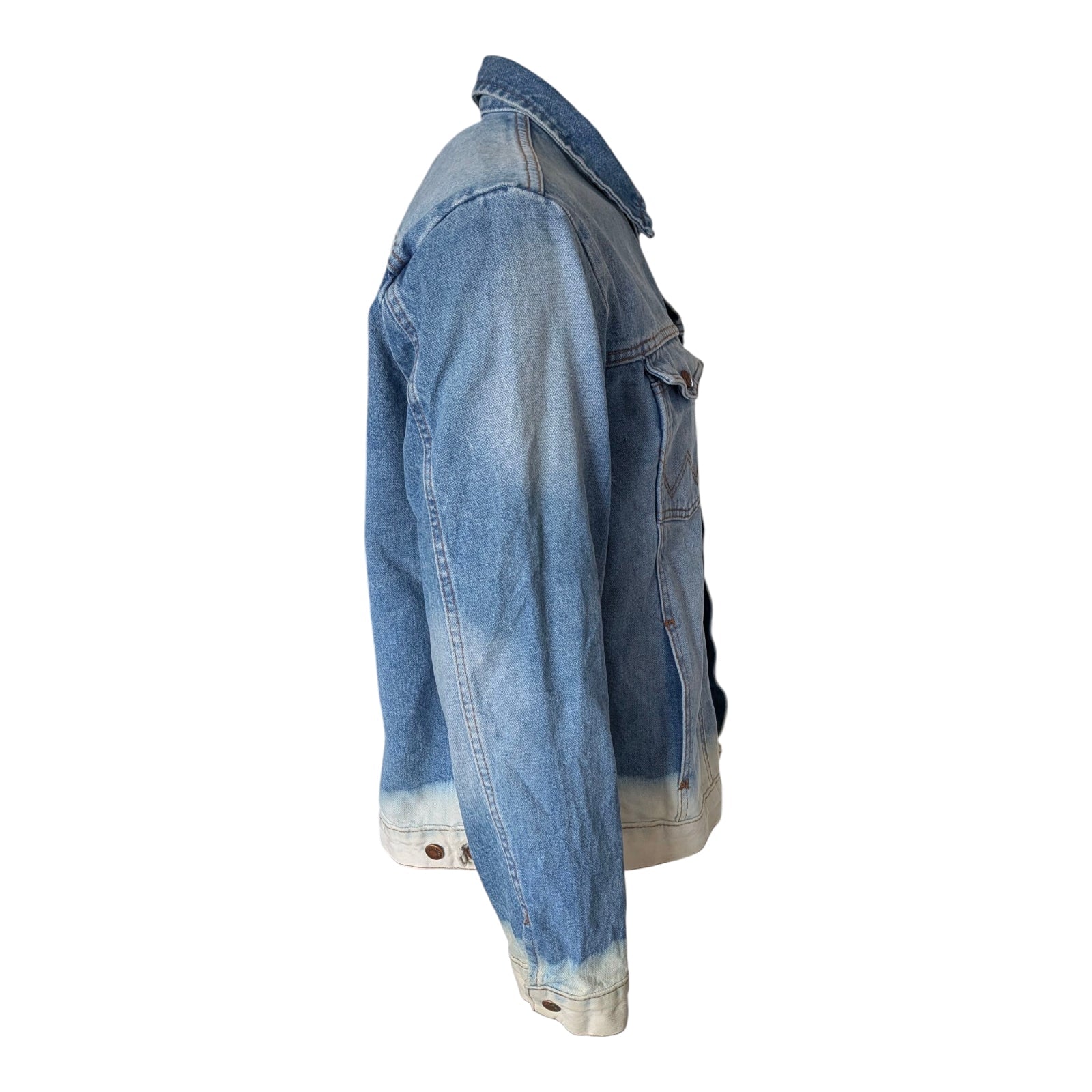 Wrangler Vintage Denim Trucker Jacket – Size L - USASTARFASHION